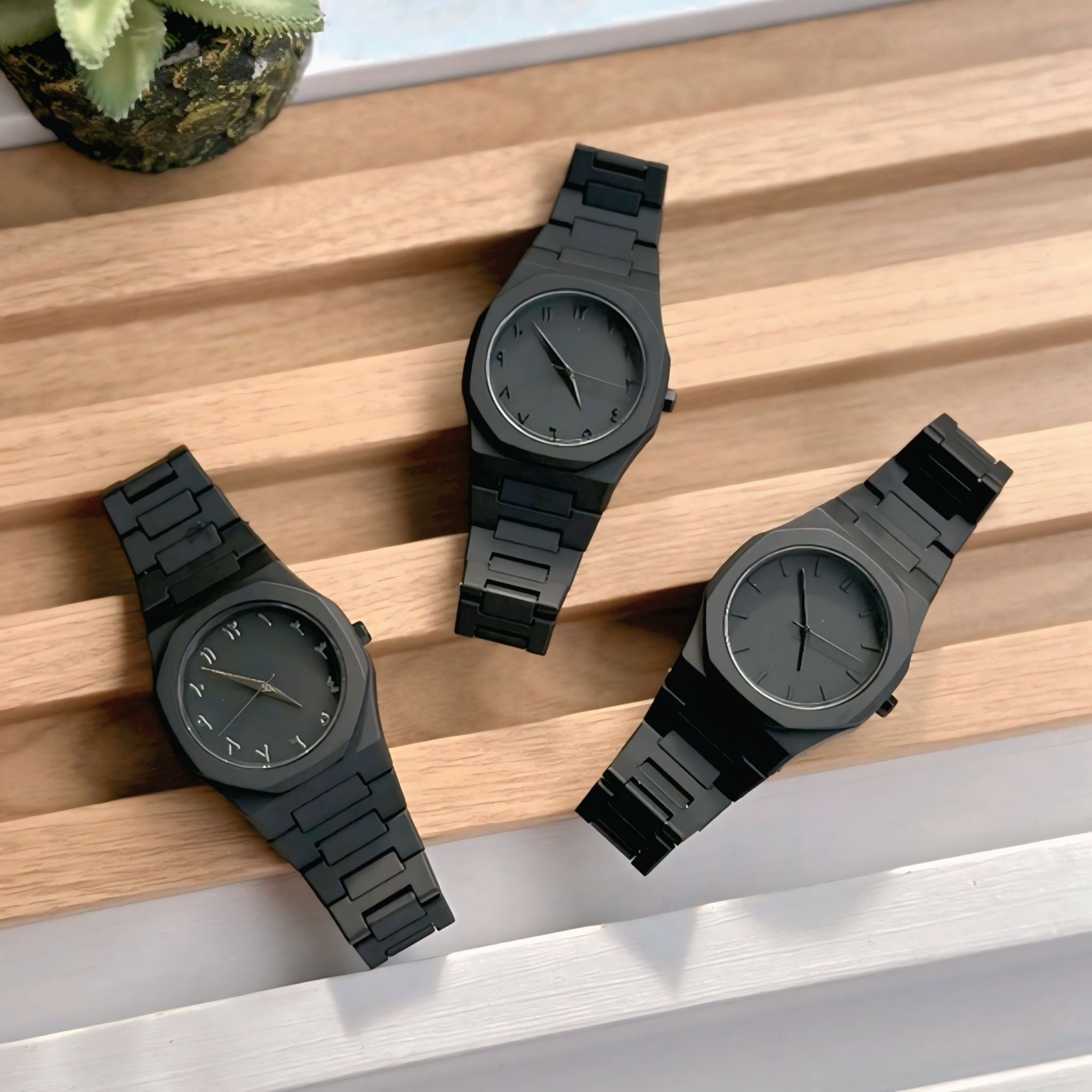 Black Arabic Aura – The Watch That Speaks Culture